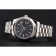 Swiss Rolex Datejust quadrante nero cassa e bracciale in acciaio inossidabile