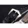 Patek Philippe Calatrava quadrante bianco numeri romani cassa in acciaio inossidabile cinturino in pelle nera