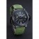 Bracciale Panerai Luminor Marina Ion placcato in acciaio inossidabile con lunetta in pelle verde 622.312