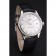 Swiss Rolex Datejust quadrante bianco cassa in acciaio inossidabile cinturino in pelle nera