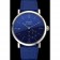 Piaget Altiplano Silver Case quadrante blu Bracciale in pelle blu 622630