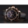 Swiss Blancpain Air Command Monaco YS quadrante nero cassa in oro rosa cinturino in pelle nera