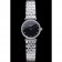 Longines La Grande Classique in acciaio inossidabile quadrante nero con diamanti lunetta Femme 622108