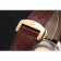 Omega Globemaster quadrante argento lunetta oro cassa in acciaio inossidabile cinturino in pelle marrone