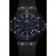 Hublot Big Bang quadrante in carbonio con cassa in carbonio con segni blu e cinturino in caucciù nero 622774