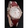 Burberry The City Classico Cassa con Diamanti Quadrante Argento Bracciale Rosso-622570