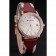 Burberry The City Classico Cassa con Diamanti Quadrante Argento Bracciale Rosso-622570