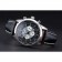 Breitling Transocean Chronograph Unitime Quadrante Nero Cassa in Acciaio Inossidabile Bracciale in Pelle Nera-622242