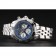 Cassa e bracciale in acciaio inossidabile con quadrante blu al quarzo Breitling Chronomat