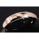 Omega DeVille Prestige quadrante nero cassa in oro con diamanti Bracciale in pelle nera 1454123
