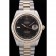 Rolex DateJust Gold Ribbed Pattern lunetta quadrante marrone