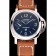 Panerai Luminor Marina cinturino in pelle marrone con lunetta in acciaio inossidabile 622.313