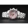 Cassa e bracciale in acciaio inossidabile con quadrante rosa al quarzo Breitling Chronomat