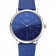 Piaget Altiplano Silver Case quadrante blu Bracciale in pelle blu 622630