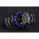 Swiss Rolex GMT Master II - Quadrante Nero - Lunetta Blu e Nera - Cassa e Bracciale in PVD Nero