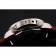 Svizzero Panerai sommergibile mancino nero in rilievo cassa in acciaio inossidabile cinturino in pelle marrone