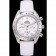 Omega Speedmaster cronografo quadrante bianco cinturino in pelle bianca 622452