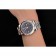 Swiss Rolex Datejust quadrante nero con numeri romani cassa e bracciale in acciaio inossidabile
