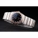 Omega Swiss Constellation Jewelry Diamond Case Radial Emblem Quadrante nero 98113