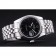 Rolex Datejust quadrante nero con diamanti a coste lunetta 7456