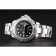 Cassa e bracciale in acciaio inossidabile con quadrante nero Swiss Rolex Yacht-Master