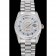 Swiss Rolex Day-Date Diamond Pavé Dial and Bezel and Stainless Steel Bracelet