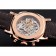 Swiss Panerai Radiomir 1940 cronografo quadrante bianco cassa in oro rosa cinturino in pelle marrone