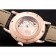 Swiss Piaget Altiplano quadrante scheletrato in oro rosa con cassa in oro rosa e diamanti Cinturino in pelle nera