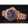 Swiss Rolex Submariner Skull Limited Edition quadrante blu cassa e bracciale in oro rosa 1454085