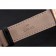 Svizzero Rolex Cellini Time Cassa in oro rosa quadrante nero Bracciale in pelle nera 622.656
