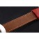 Hermes Classic MOP quadrante cinturino in pelle rossa