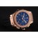Swiss Hublot Big Bang quadrante effetto carbonio Cassa in oro rosa Bracciale in gomma nera 1453897