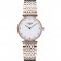 Longines La Grande Classique in oro rosa quadrante bianco con diamanti lunetta Homme 622105