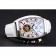 Franck Muller Casablanca cinturino in pelle di coccodrillo bianco quadrante bianco 80281