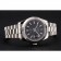 Swiss Rolex Datejust quadrante nero cassa e bracciale in acciaio inossidabile