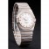 Omega Swiss Constellation Jewelry Diamond Case Radial Emblem quadrante bianco