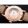 Swiss Piaget Altiplano quadrante scheletrato in oro rosa con cassa in oro rosa e diamanti Cinturino in pelle marrone