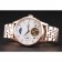 Omega De Ville Moonphase Tourbillon quadrante bianco Cassa e bracciale in oro rosa