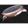 Patek Philippe Calatrava Roze Bracciale in pelle nera con lunetta lucida in oro 801432