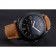 Panerai Luminor Marina quadrante nero cassa in acciaio nero opaco cinturino in pelle scamosciata marrone