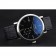 Piaget Altiplano cassa argento quadrante nero cinturino in pelle nera 622629
