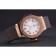 Hublot Big Bang King Rose Gold Bezel quadrante bianco cinturino in caucciù marrone