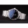 Omega Swiss DeVille lunetta in acciaio inossidabile con numeri romani quadrante nero 7613