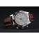 Swiss Breitling Certifie Lunetta in acciaio inossidabile Bracciale in pelle di coccodrillo marrone Quadrante bianco 80285
