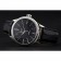 Svizzero Rolex Cellini Time cassa d'argento quadrante nero cinturino in pelle nera 622.654