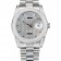 Swiss Rolex Day-Date Diamond Plated Stainless Steel Bracelet Diamond Plated Dial 41986