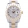 Rolex Datejust Diamond Bezel quadrante bianco 7464