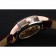 Omega Swiss DeVille Cinturino in pelle marrone con lunetta in oro rosa 7614