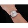 IWC Portofino quadrante argentato Cassa in acciaio inossidabile Lunetta con diamanti Cinturino in pelle marrone