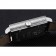 Piaget Emperador Limited Edition quadrante nero inciso cassa d'argento Bracciale in pelle nera 1454136